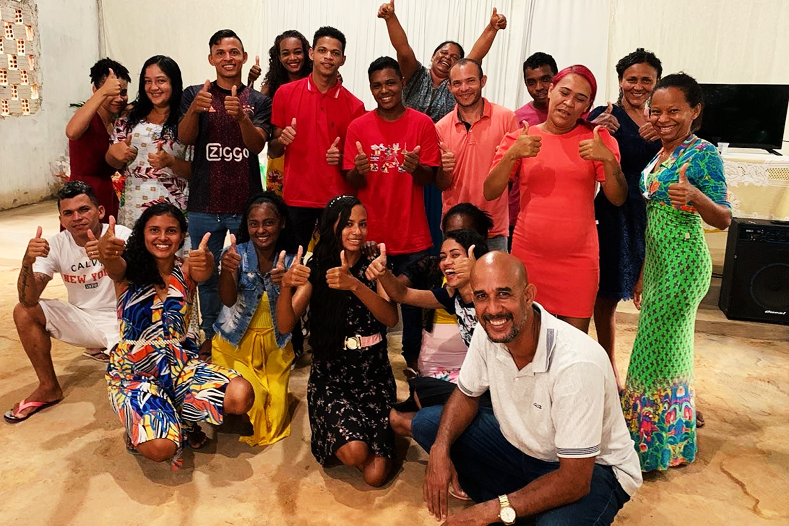 Foto de participantes do projeto